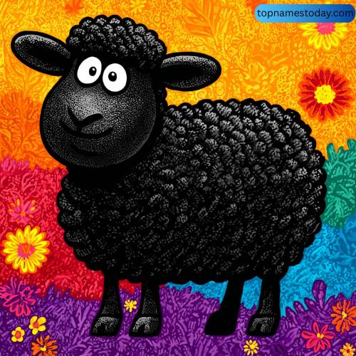 Black Sheep Names Inspired by Color and Nature