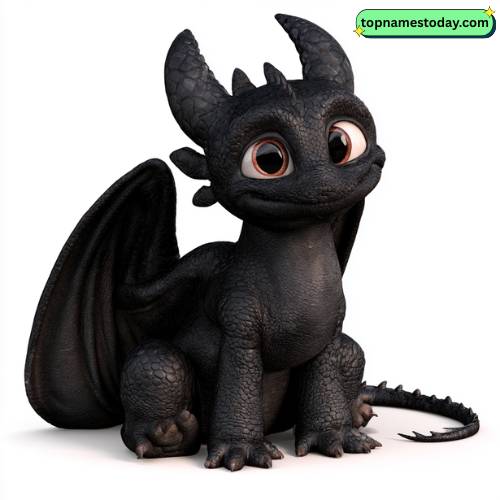 Cute & Playful Black Dragon Names