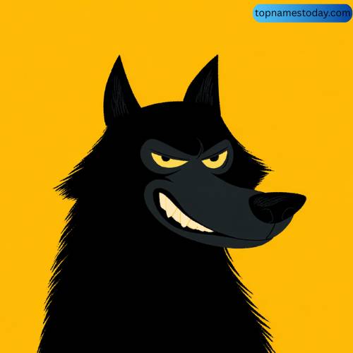 Fierce and Strong Black Wolf Names