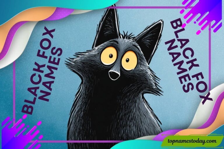 black fox names