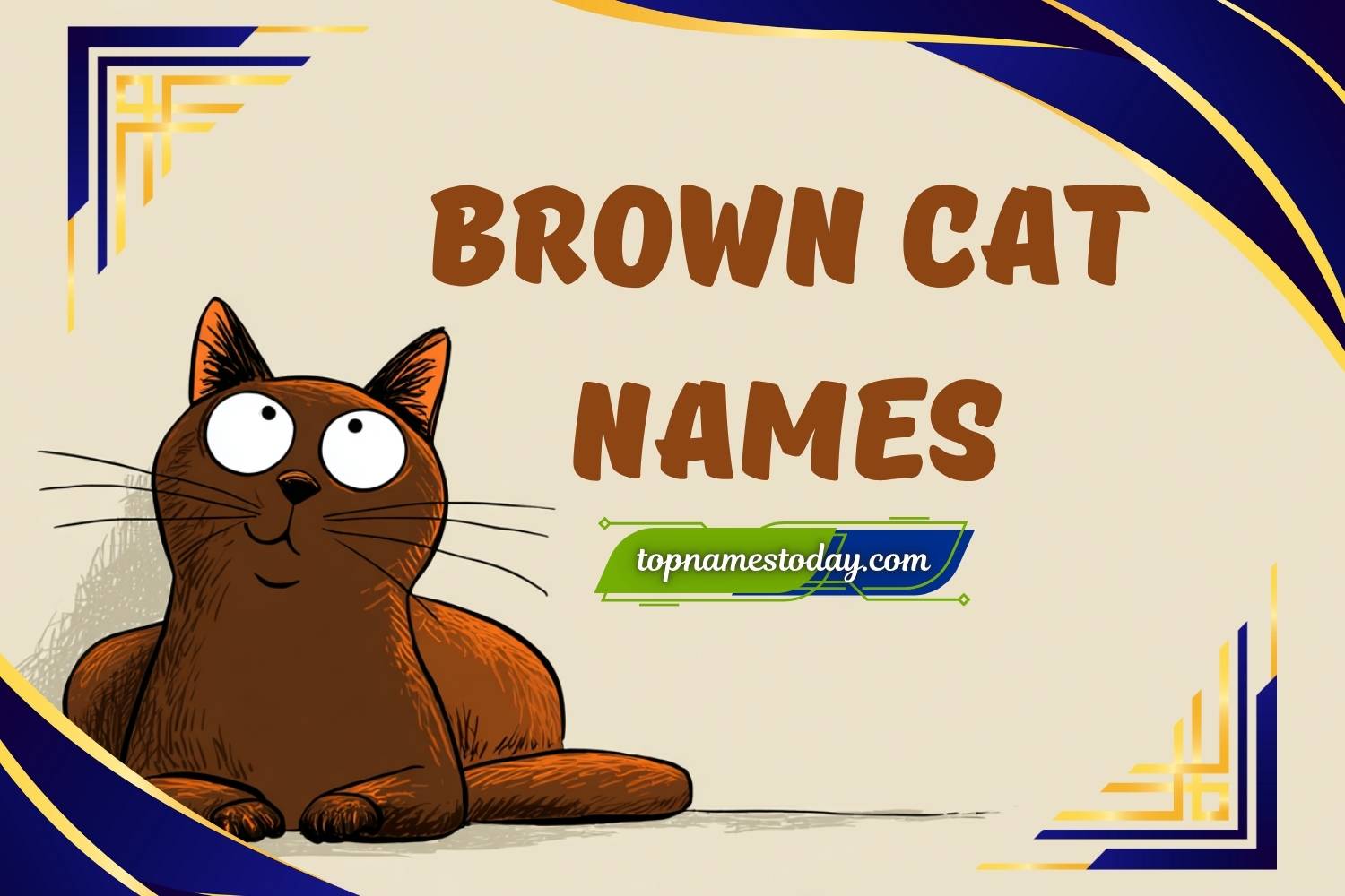 brown cat names