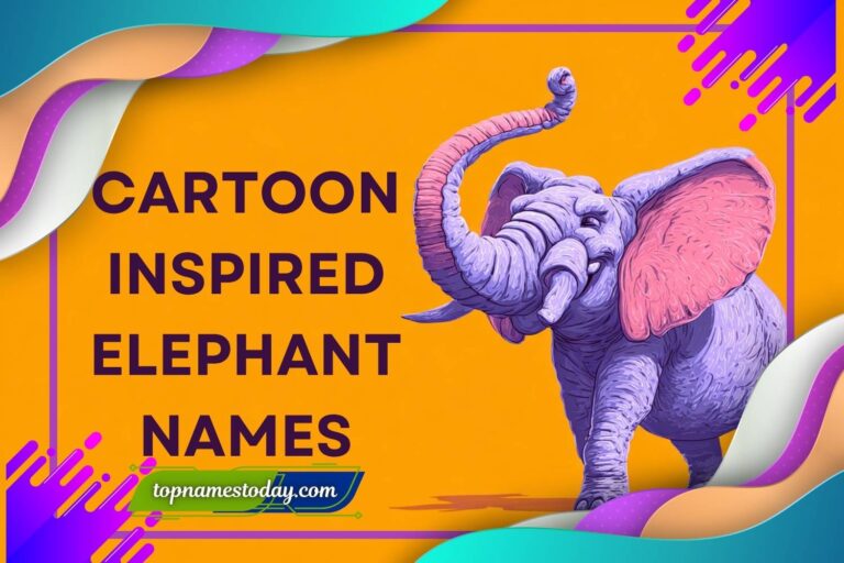 cartoon inspired elephant names