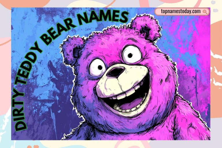 dirty teddy bear names