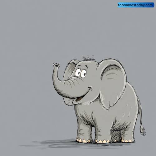 Cute Gray Elephant Names