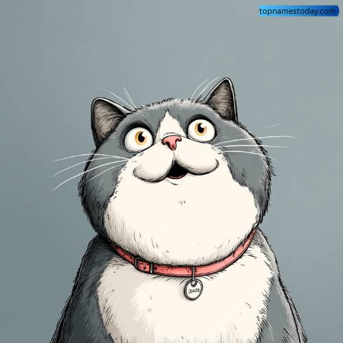 Cute Grey and White Cat Names