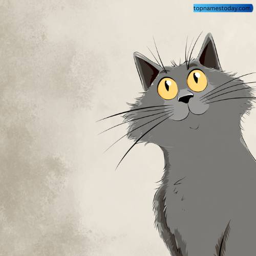 Elegant Gray Cat Names