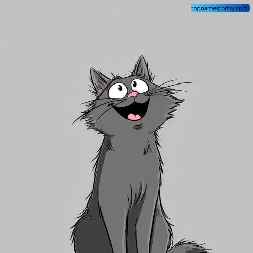 Funny Gray Cat Names
