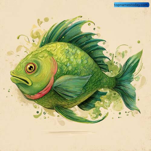 Nature-Inspired Green Fish Names