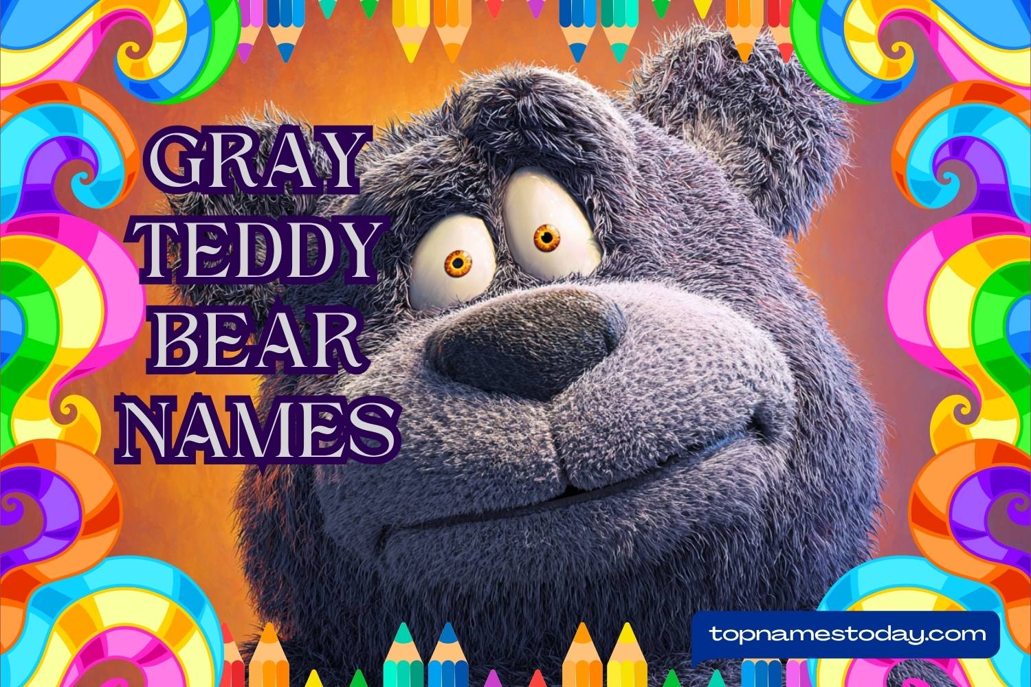 gray teddy bear names