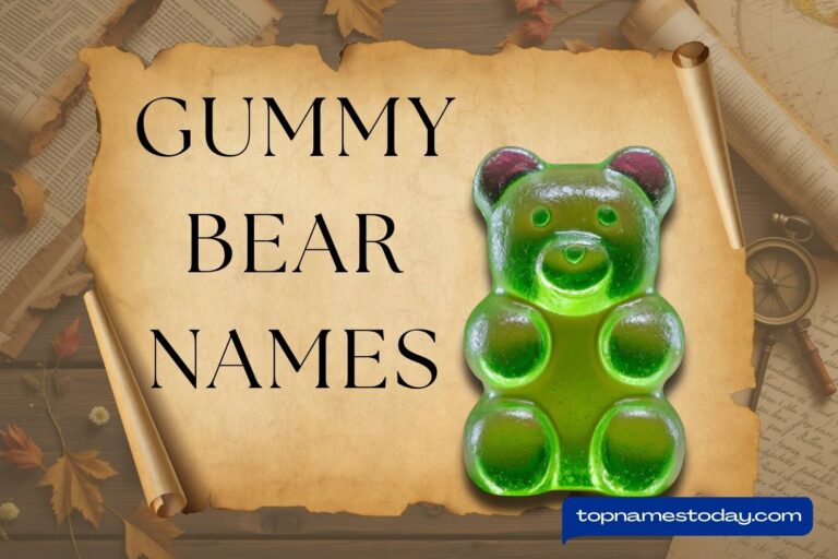 gummy bear names