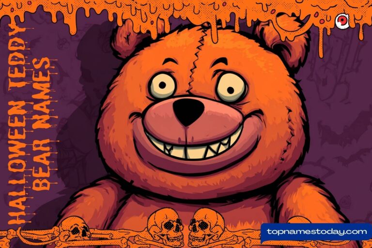 halloween teddy bear names
