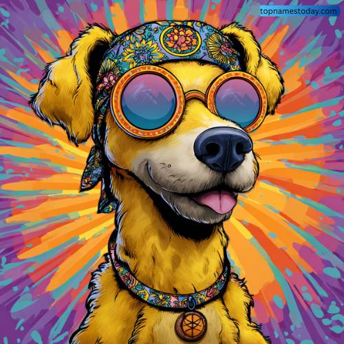 Nature-Inspired Hippie Dog Names