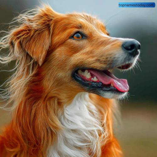 Nature-Inspired Long Hair Dog Names