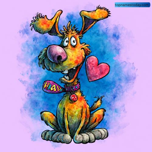 Peace and Love-Themed Dog Names