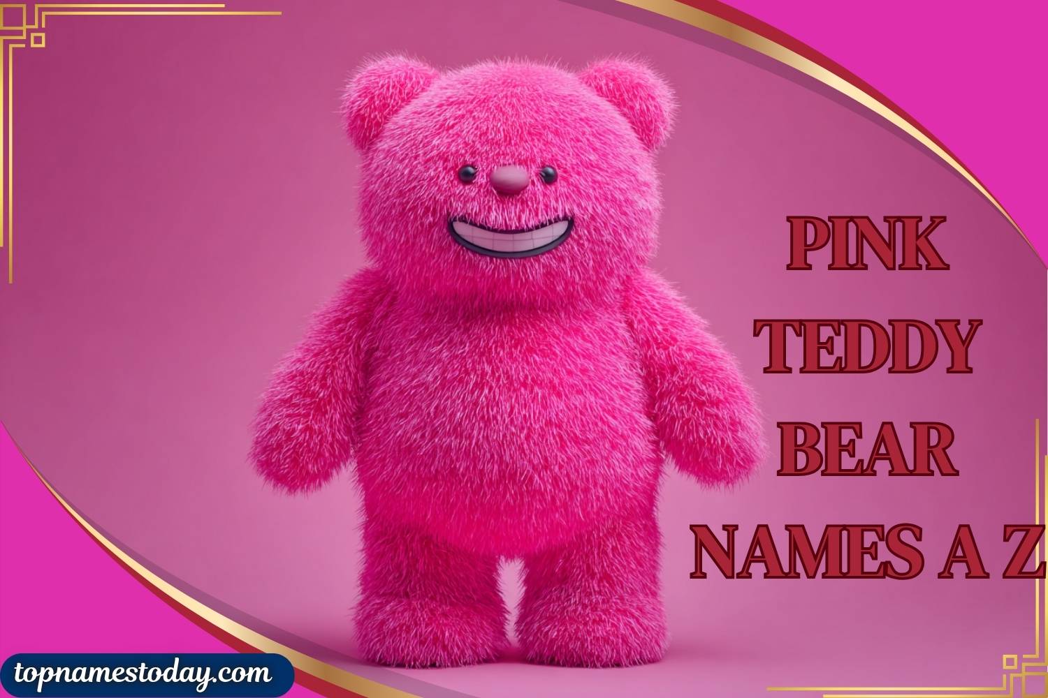 pink teddy bear names a z