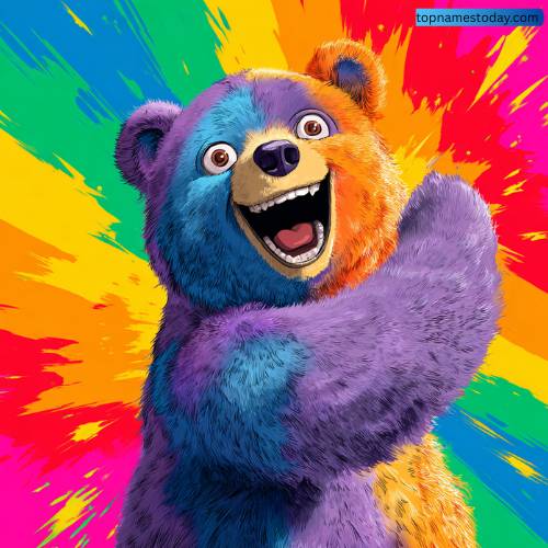 Color-Themed Rainbow Bear Names