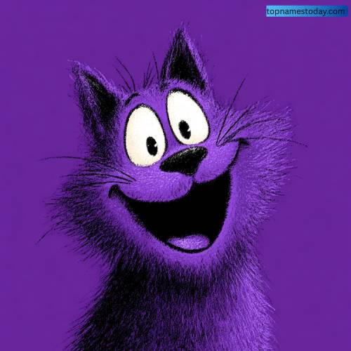 Cute Purple Cat Names