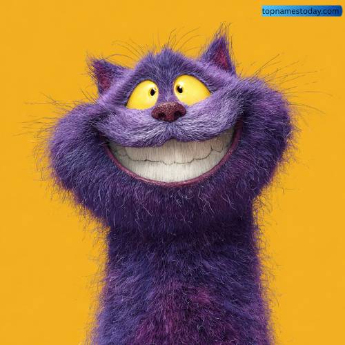 Funny Purple Cat Names