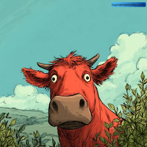 Nature & Element-Inspired Names for Red Cows