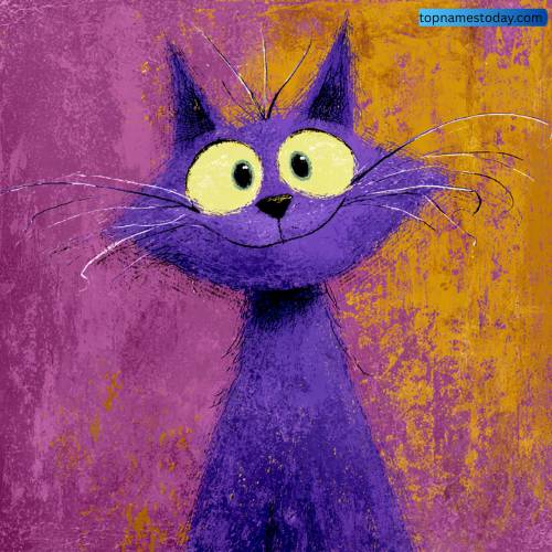 Purple Cat Names Inspired by Nature