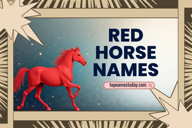 red horse names