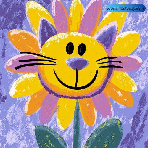 Funny Flower Names for Cats