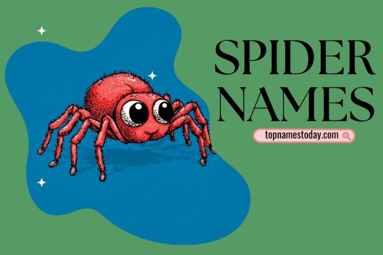 spider names