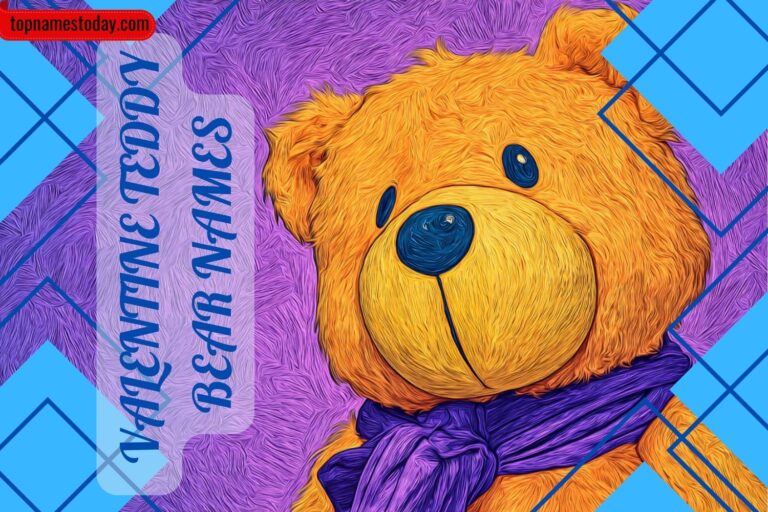 valentine teddy bear names