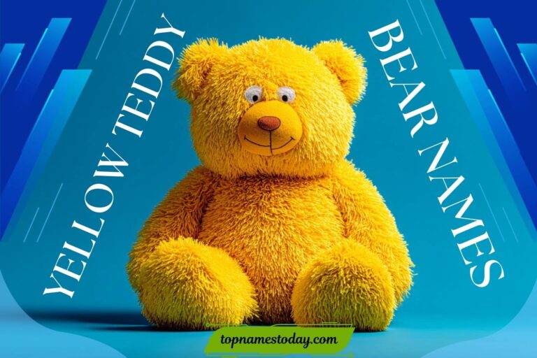 yellow teddy bear names